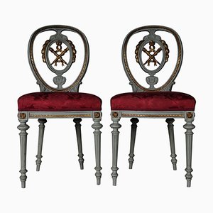 19th Century Louis XVI Chairs, 1880s, Set of 2