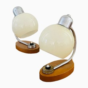 Lámparas de mesa de Napako de Napako, años 30. Juego de 2