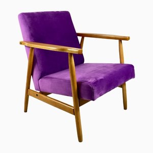 Vintage Sessel in Violett, 1970er