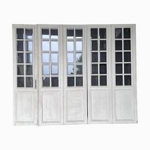 French Chateau Doors, 1880s, Set of 5