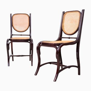 Vintage Esszimmerstühle von Jacob & Josef Kohn, 2er Set