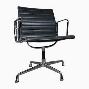 Aluminium Ea 108 Schreibtischstuhl von Charles & Ray Eames Office Chair für Vitra, 1993