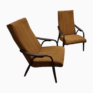 Fauteuils attribués à Antonin Suman pour Ton, 1960s, Set de 2