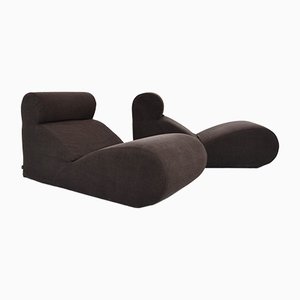 Bobo Relax Lounge Chairs by Cini Boeri for Arflex, 1968, Set of 2