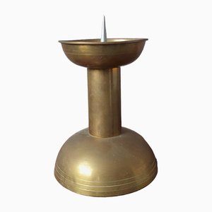 Large Brass Candleholder