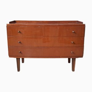 Vintage Chest of Drawers in Varnished Wood, 1950s