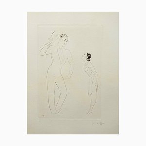 Charles Kiffer, Maurice Chevalier, Gravure à l'Eau-Forte Originale, 1920s