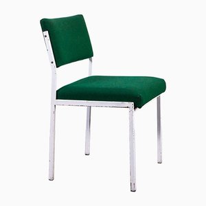Bauhaus Green and White Office Chair, 1950s