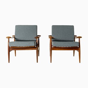 Teak Spade Chairs by Finn Juhl for France & Søn / France & Daverkosen, Denmark , 950s, Set of 2