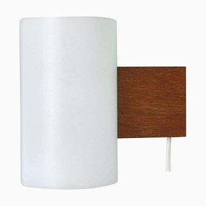 Lampada da parete minimalista di Uno & Östen Kristiansson per Luxus, anni '60