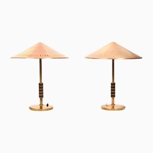 Mid-Century Governor Lamps by Bent Karlby for Lyfa, 1950s, Set of 2