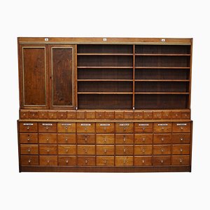 Large 19th Century English Oak Shop Cabinet