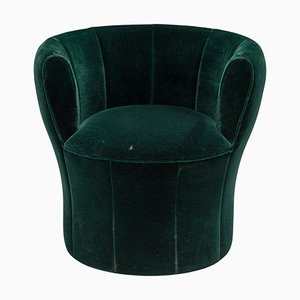 Green Velvet Lisa Chair attributed to Laudani & Romanelli for Driade, 2010s