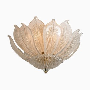 Plafón de cristal de Murano de Barovier & Toso, Italy, años 70