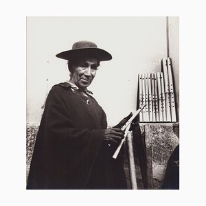 Hanna Seidel, ecuadorianische Verkäuferin, 1960er, Schwarz-Weiß-Fotografie