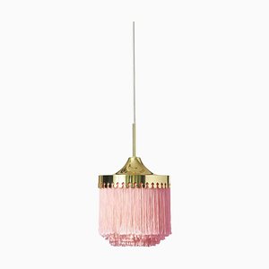 Lámpara colgante Fringe pequeña en rosa pálido de Warm Nordic
