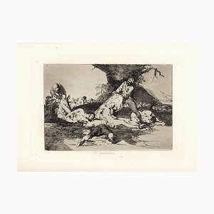 Francisco Goya, Se Aprovechan, Original Etching, 1863