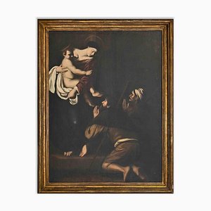 Unbekannt, Madonna der Pilger, Ölgemälde, 18. Jh., Gerahmt