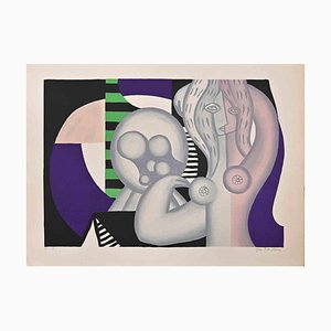 Yves Faucheur, Woman, Original Lithograph, Mid-20th Century