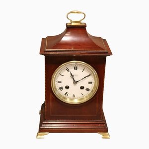 Horloge de Cheminée Pagode en Acajou, 1890s