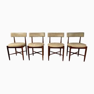 Mid-Century Teak Dining Chairs by Victor Wilkins for G-Plan, 1950s, Set of 4