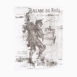 Henri de Toulouse-Lautrec, Ballade de Noël, 1895, Litografia originale