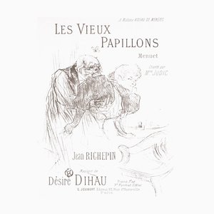 Henri de Toulouse-Lautrec, Les Vieux Papillons, 1895, Lithographie Originale