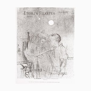 Henri de Toulouse-Lautrec, Etoiles Filantes, 1895, Litografía original