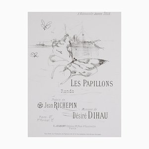 Henri de Toulouse-Lautrec, Les Papillons, 1895, Litografía original