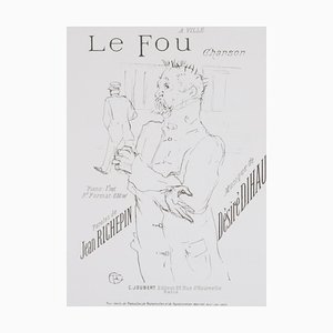 Henri de Toulouse-Lautrec, Le Fou, 1895, Lithographie Originale