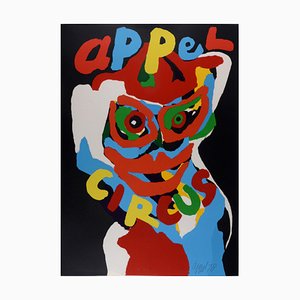 Karel Appel, Circus, 1978, Lithographie Originale