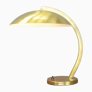 Bauhaus Brass Table Lamp by Hillebrand, 1950s