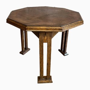 Arts and Crafts Oak Side Table