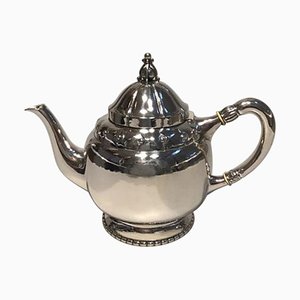 Danish CTC Silver Teapot, 1919