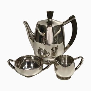 Sterling Silver Coffee Set by Aage Weimar, Set of 3