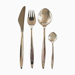 Sterling Silver Mimosa Flatware from Cohr, Set of 24