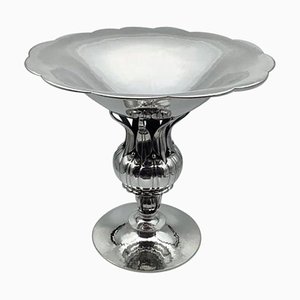Art Nouveau Silver Bowl by Erik Magnussen