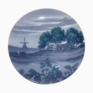 Wall Plate attributed to Stephan Ussing for Royal Copenhagen, 1914