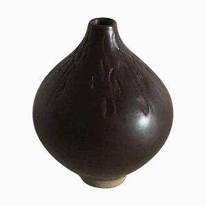 Miniatur Steingut Vase zugeschrieben Gerd Bogelund für Royal Copenhagen