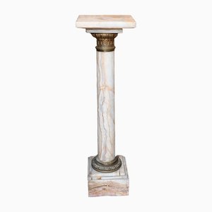 Italian French Empire Style Marble Pedestal