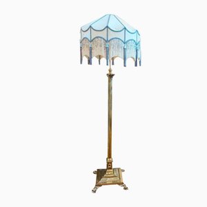 Victorian Brass Adjustable Floor Lamp