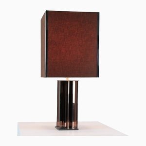 Acrylic Glass and Metal Lamp, France, 1970s