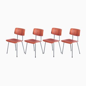 1262 Chairs by A. R. Cordemeyer for Gispen, 1955, Set of 4