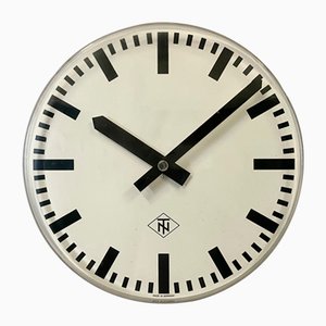 Industrielle Wanduhr aus Acrylglas von Tn, 1960er