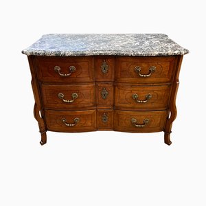 18th Century French Chest of Drawers with Marble Top