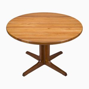 Mid-Century Teak Round Dining Table from Gudme Furniture Factory, 1960s