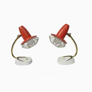 Lampes de Chevet, Allemagne, 1950s, Set de 2