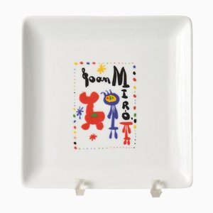 Vintage Porcelain Plate by Joan Miro for Art, 2001