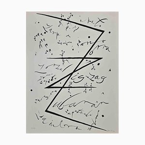 Rafael Alberti, Letter Z, Original Lithograph, 1972