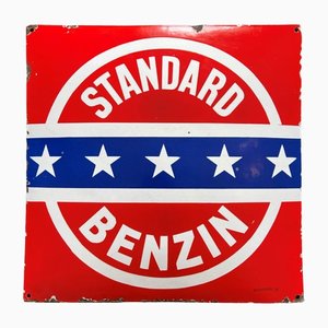 Standard Benzin Schild, Schweiz, 1940